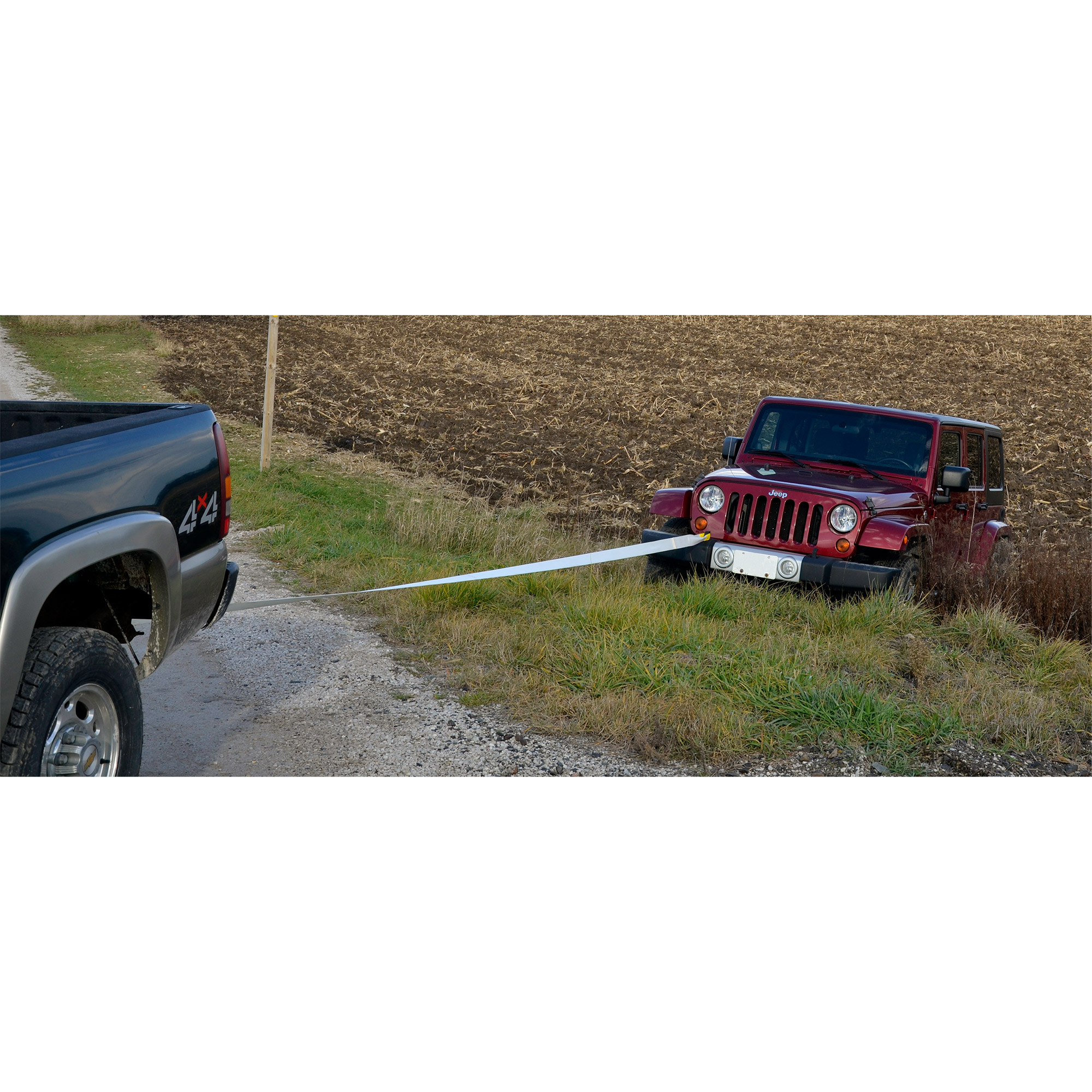 Erickson (2 in. x 30 ft.) 18,000 lb. Recovery Strap Bulk With Carry Bag