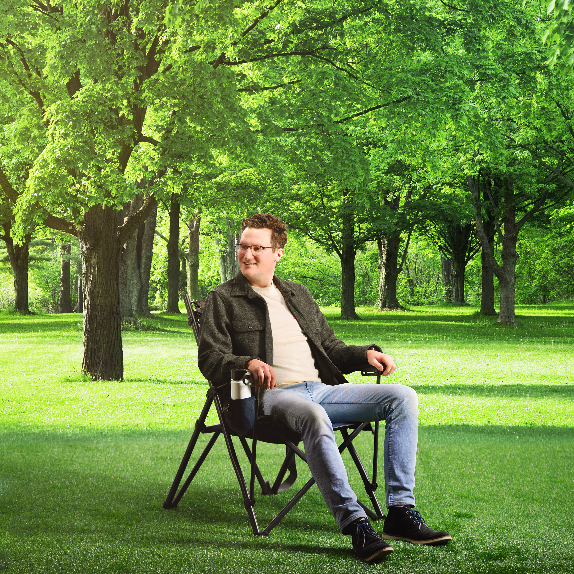 Timber Ridge Vene Bungee Suspension Folding Chair | Costco