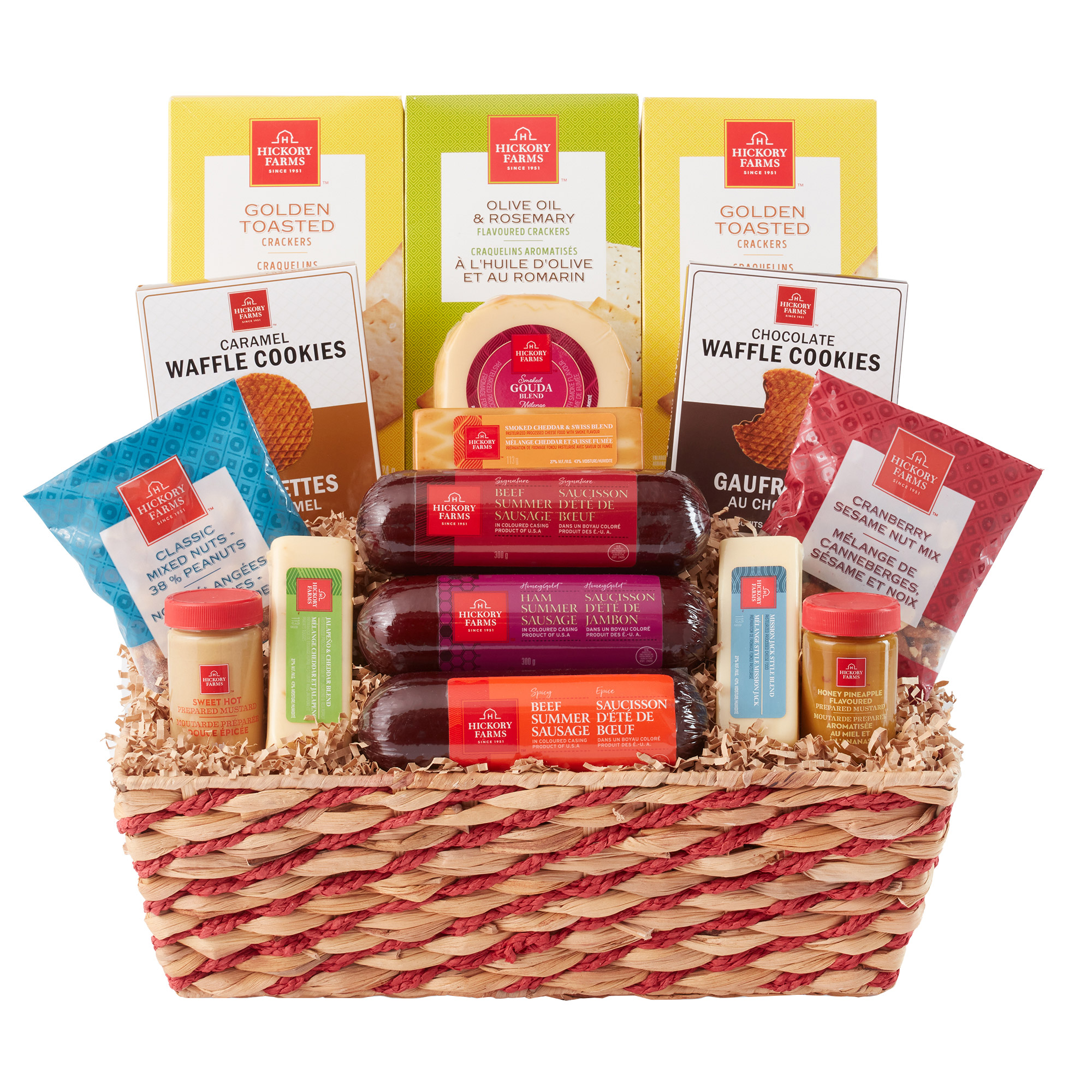 Hickory Farms Deluxe Variety Gift Basket