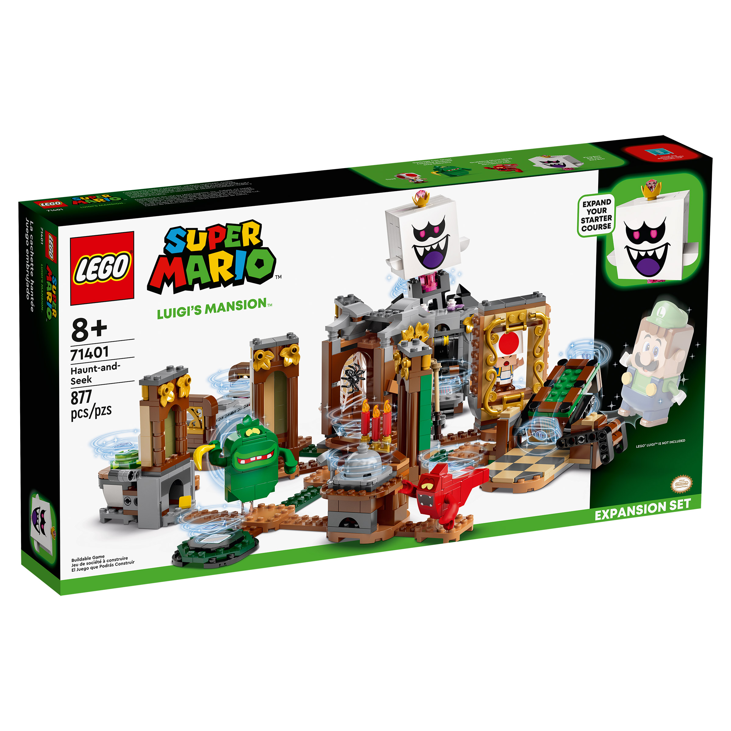 LEGO Super Mario Luigi’s Mansion Haunt-and-Seek Expansion Set - 71401