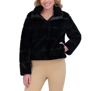 KARL LAGERFELD WOMEN'S FAUX FUR JACKET