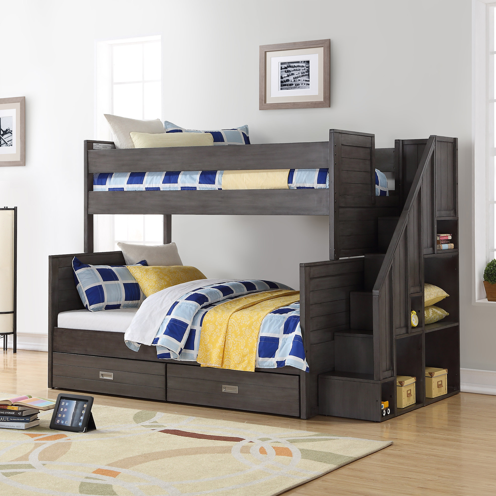 Dylan Twin over Double Bunk Bed 