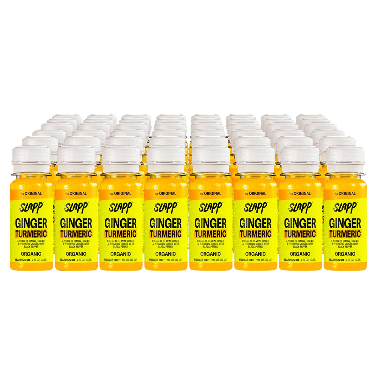 SLAPP Organic Ginger & Turmeric Daily Booster Shots 48-count | Costco