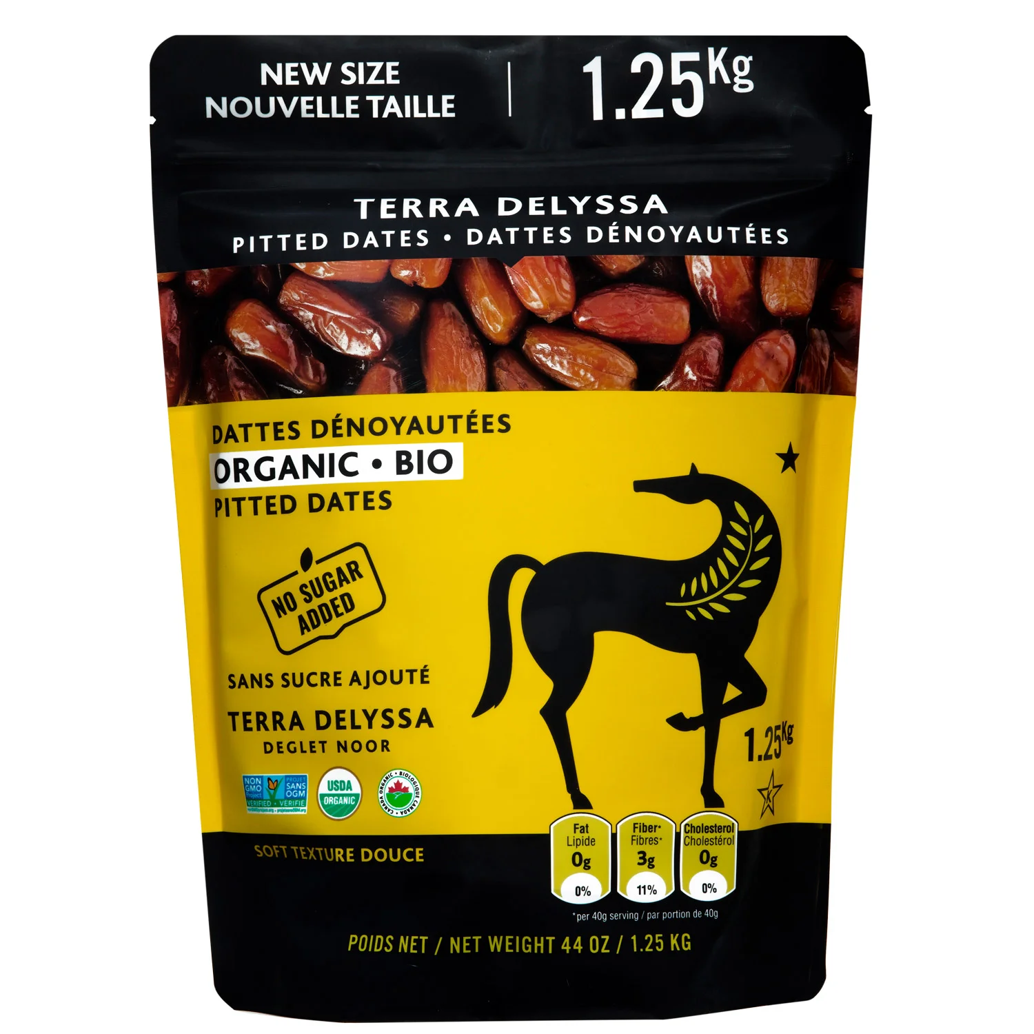 Terra Delyssa Organic Deglet Noor Pitted Dates, 1.25 kg | Costco