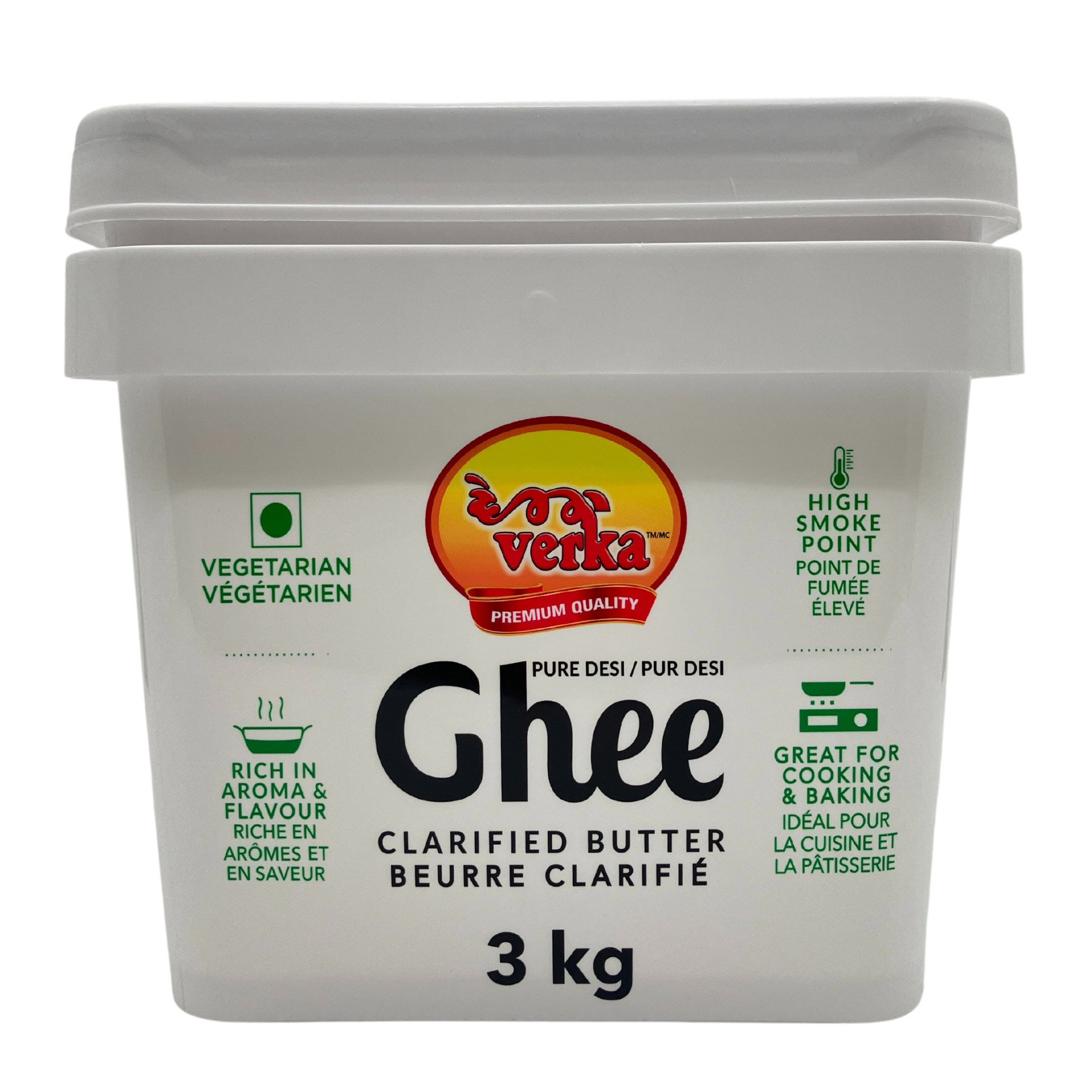 Verka Pure Desi Ghee, 3 kg 