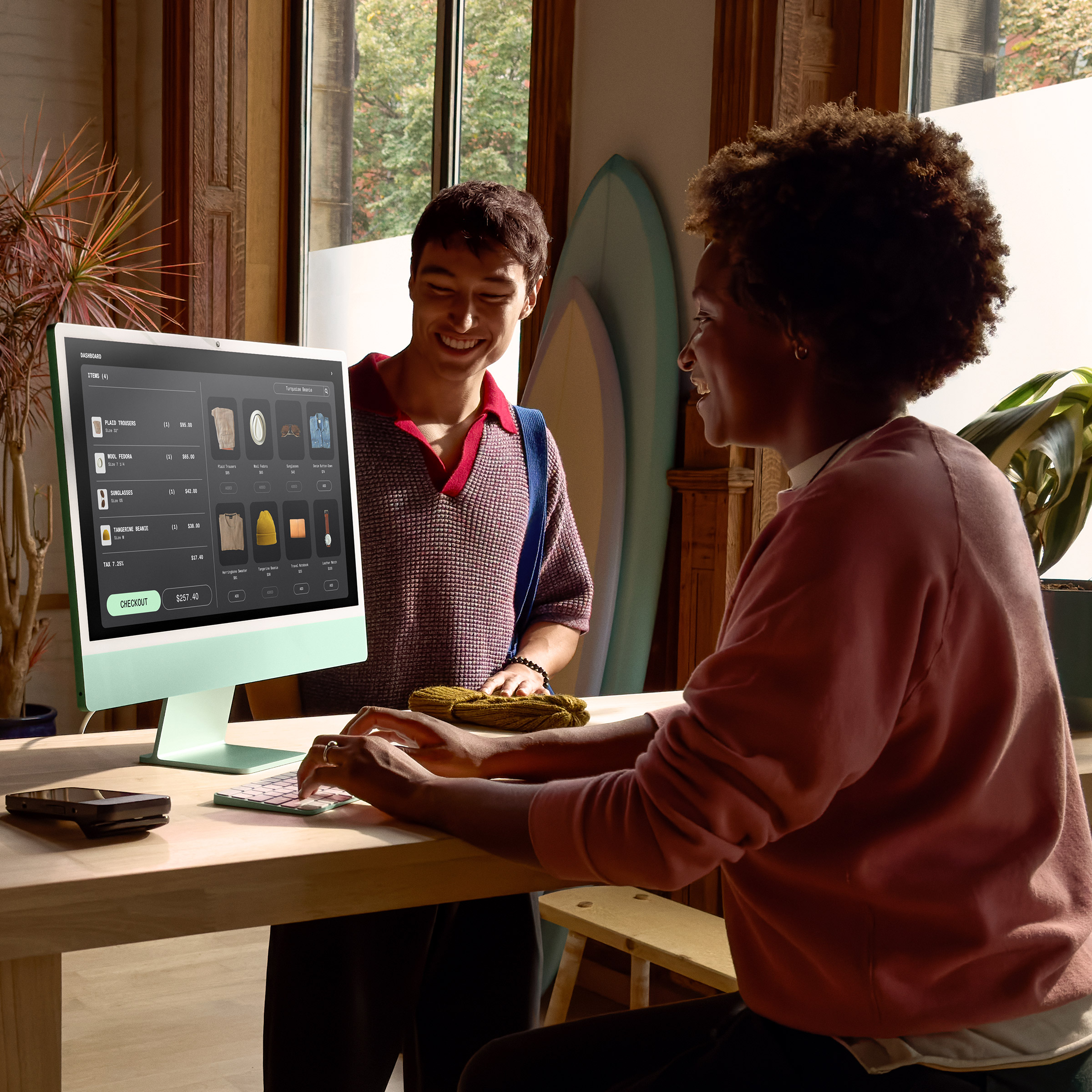 iMac All-in-One Desktop Computer (24-inch) - Apple M4 chip, Built