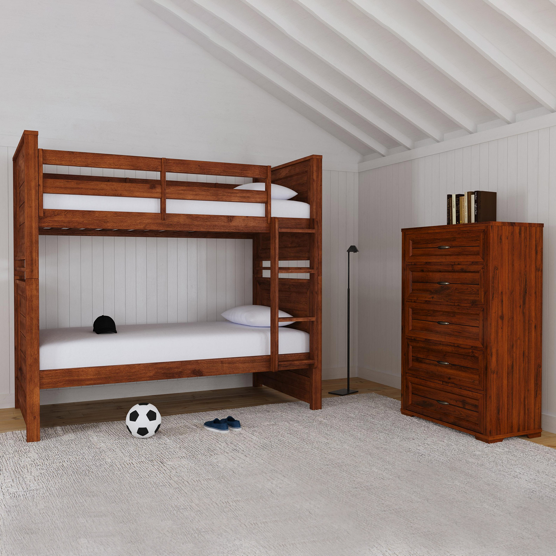 Tanner Full Over Full Bunk Bed with Matching Chest