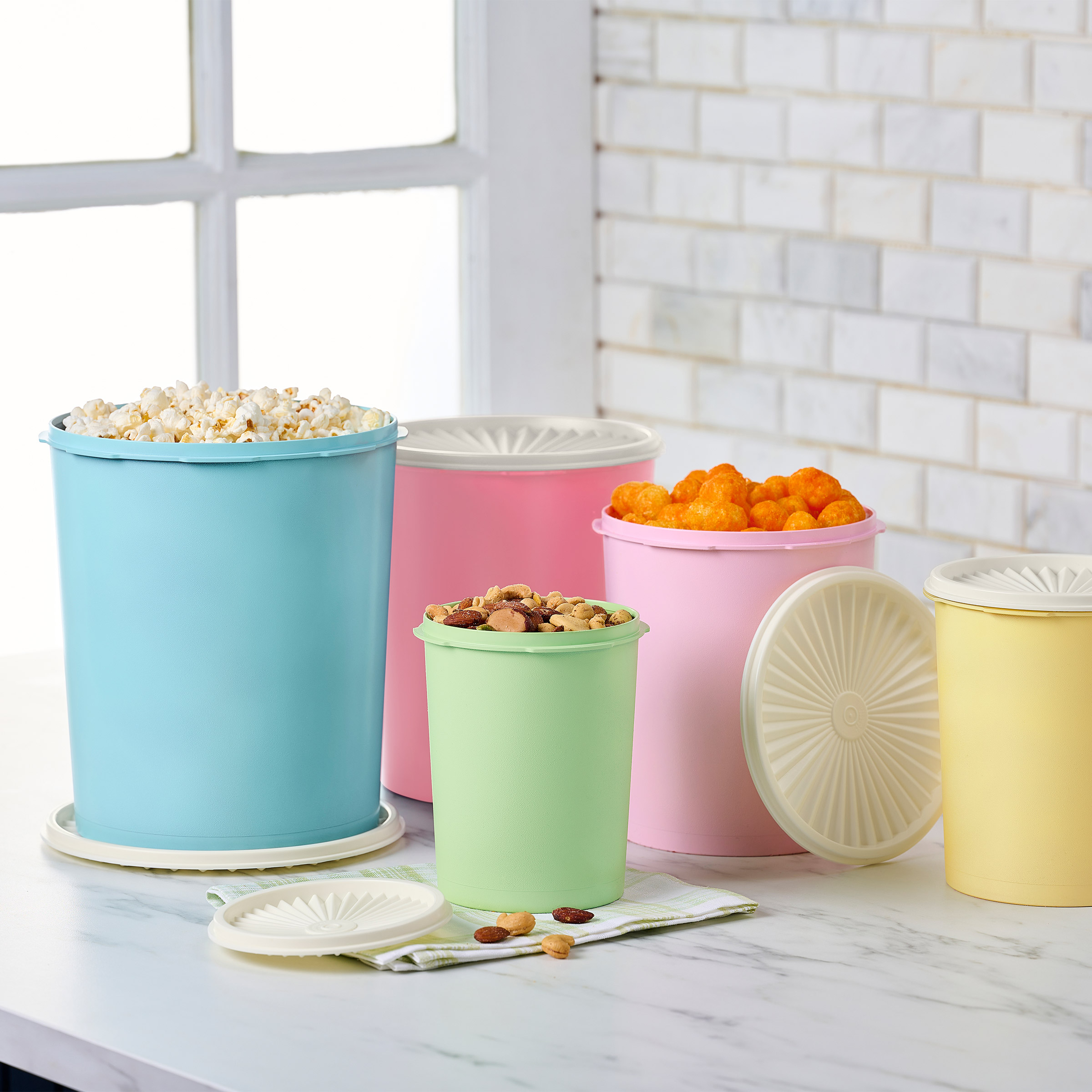 Tupperware Heritage Collection Nested Canister Set, 10-pieces | Costco