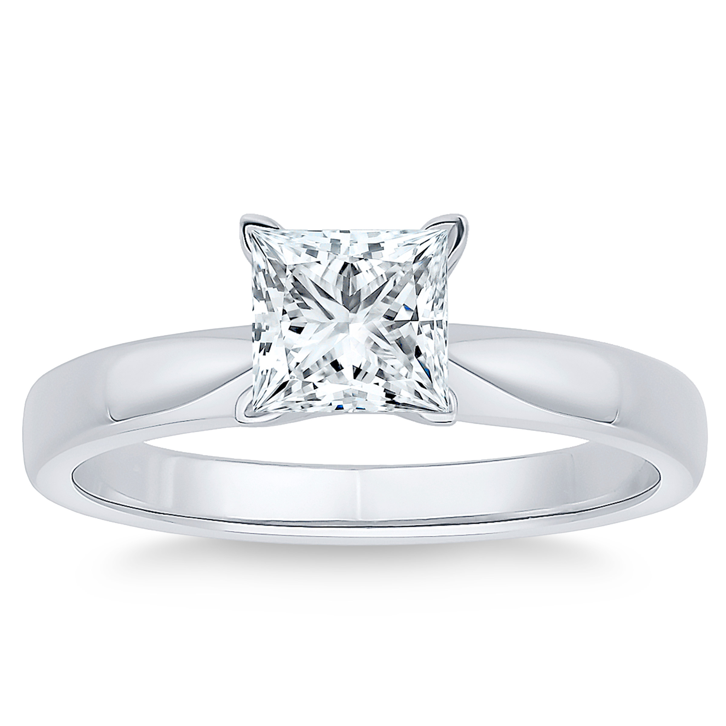 Princess Cut Diamond Solitaire Ring (1.20 ct)