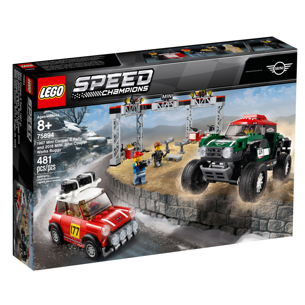 LEGO Speed Champions 1967 Mini Cooper S Rally and 2018 MINI John Cooper ...
