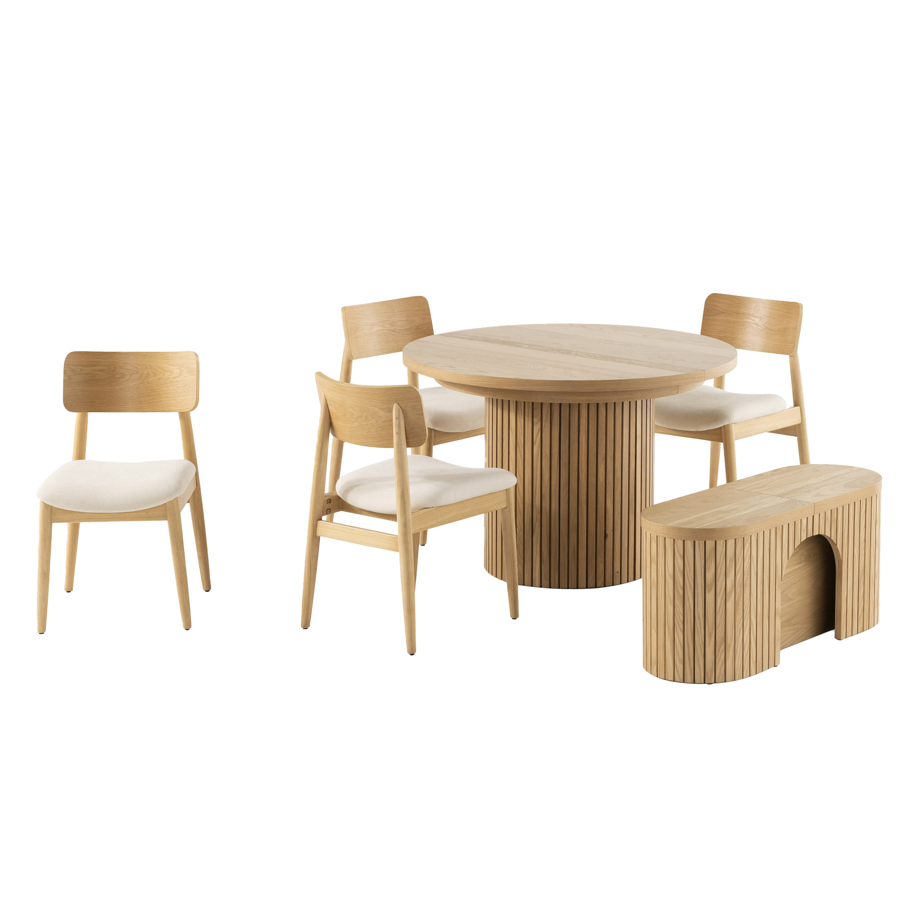 Transformer Table Extendable Round Dining Collection | Costco