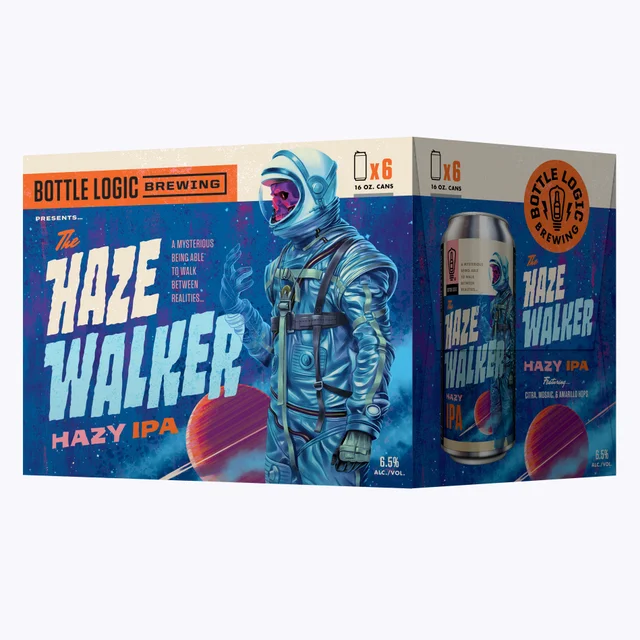 BOTTLE LOGIC THE HAZE WALKER IPA ANAHEIM 6/16 OZ CANS