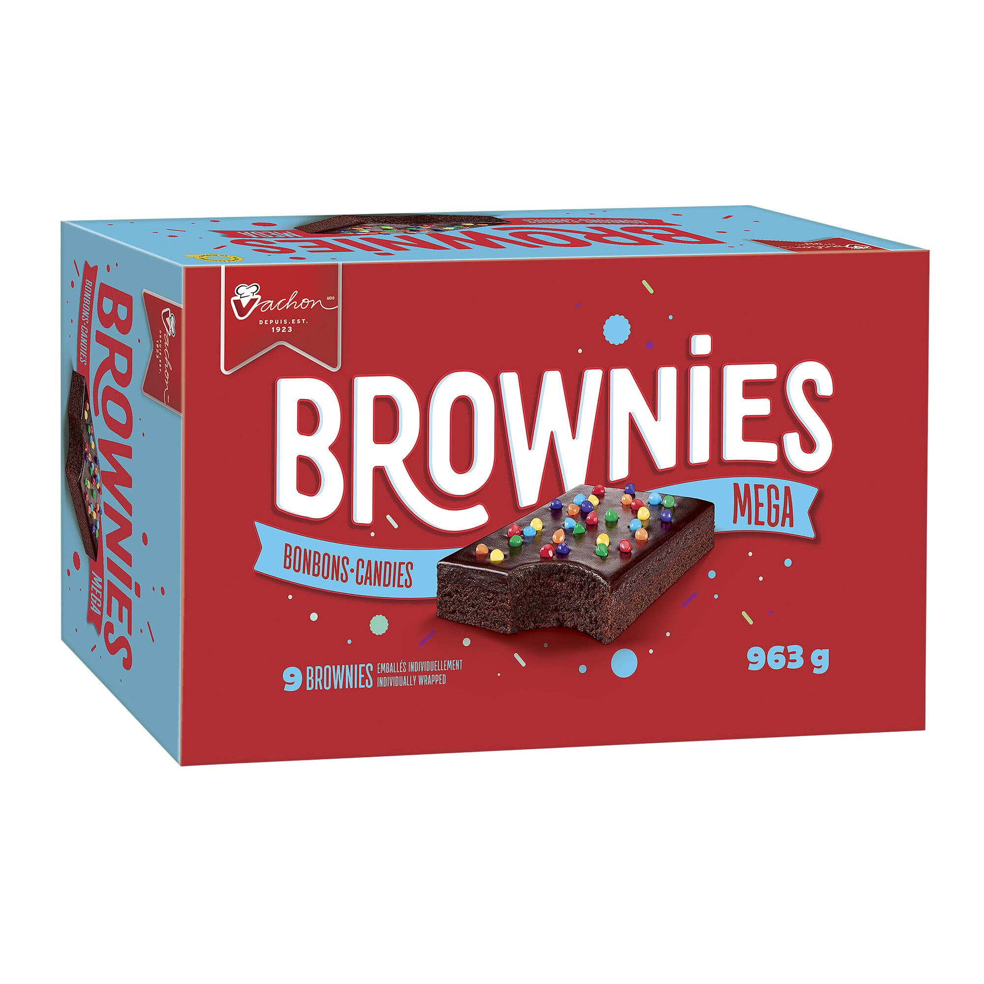 Vachon Mega Brownies, Pack of 9