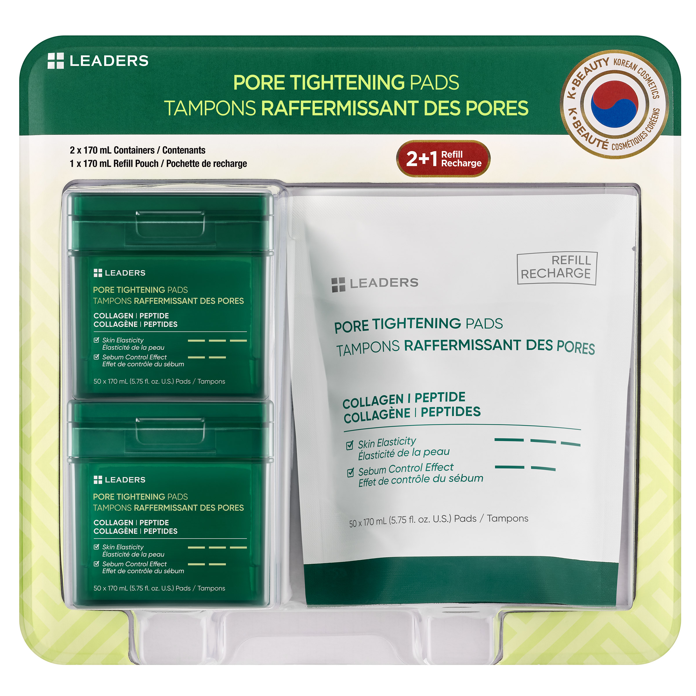 Leaders Pore Tightening Pad Set