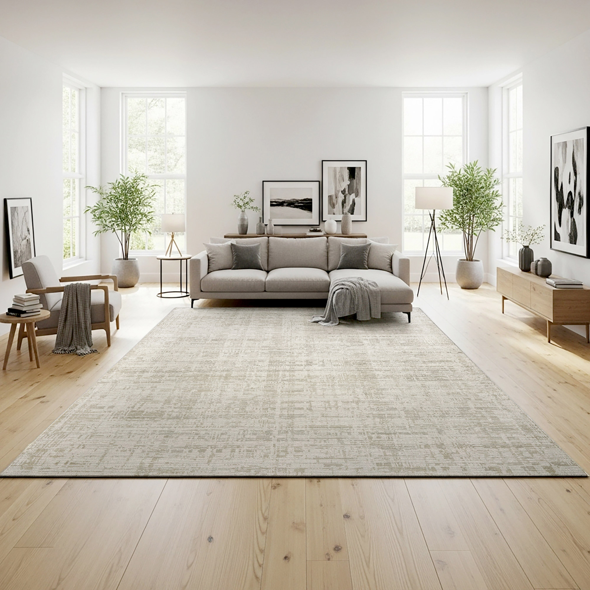 Sasha Area Rug, Dazie Ivory, 8'8
