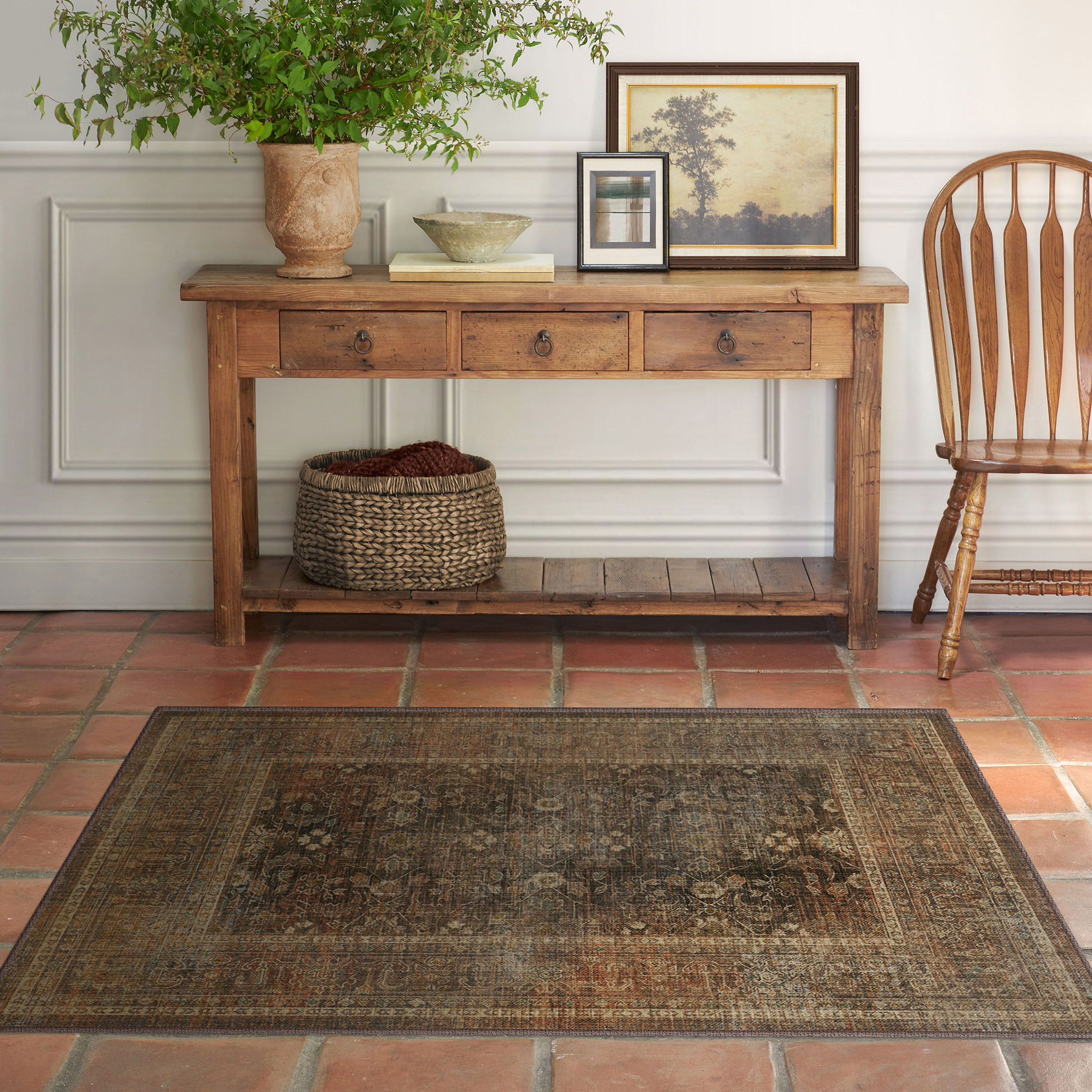 Ruggable Flatwoven Washable Ophelia Rug  3’ x 5’