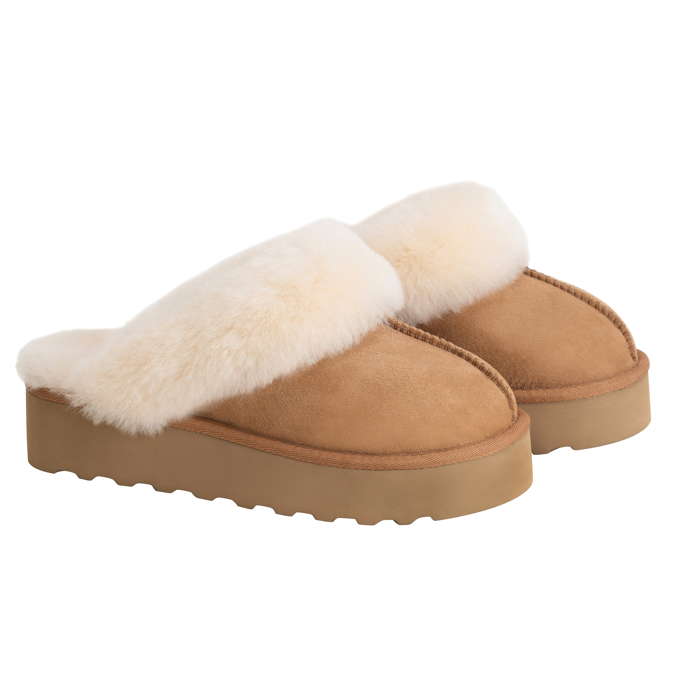 Kirkland Signature Women's Shearling Platform Slipper