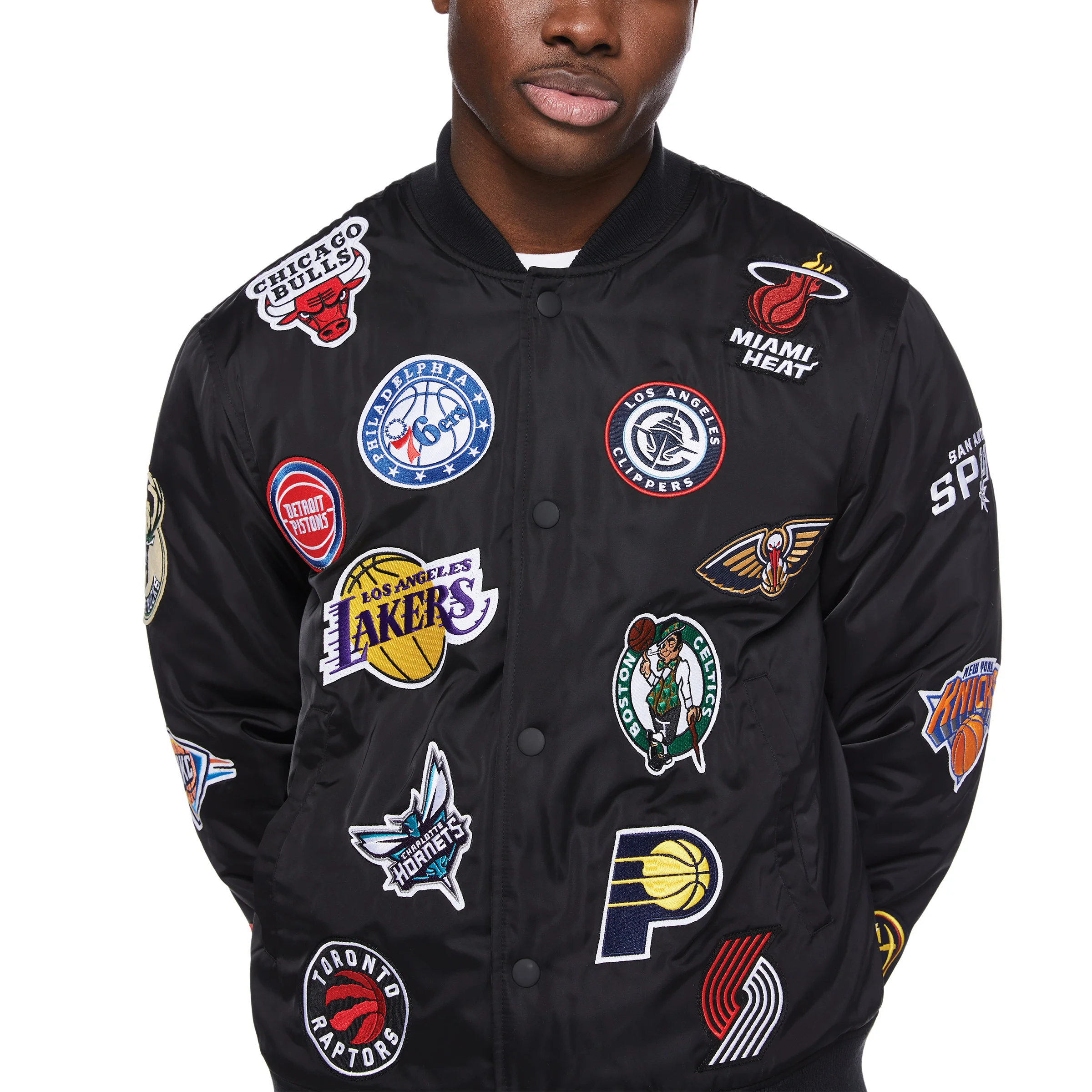 XL Starter NBA Bomber Jacket スタジャン パッチ NBA Multi-Team Bomber Jacket | Costco