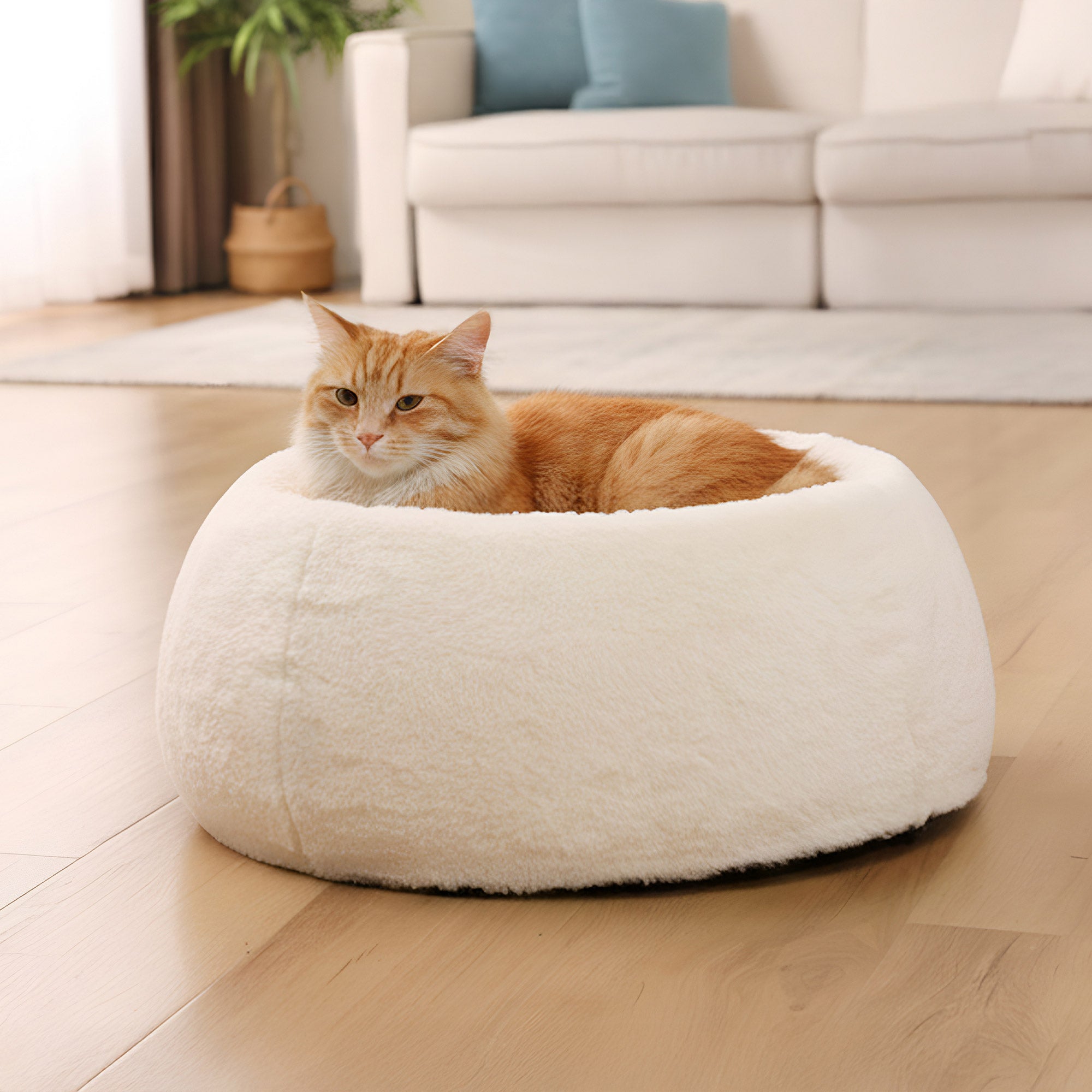 PawsPik Perfect Comfort Orthopedic Faux Rabbit Fur Memory Foam Pet