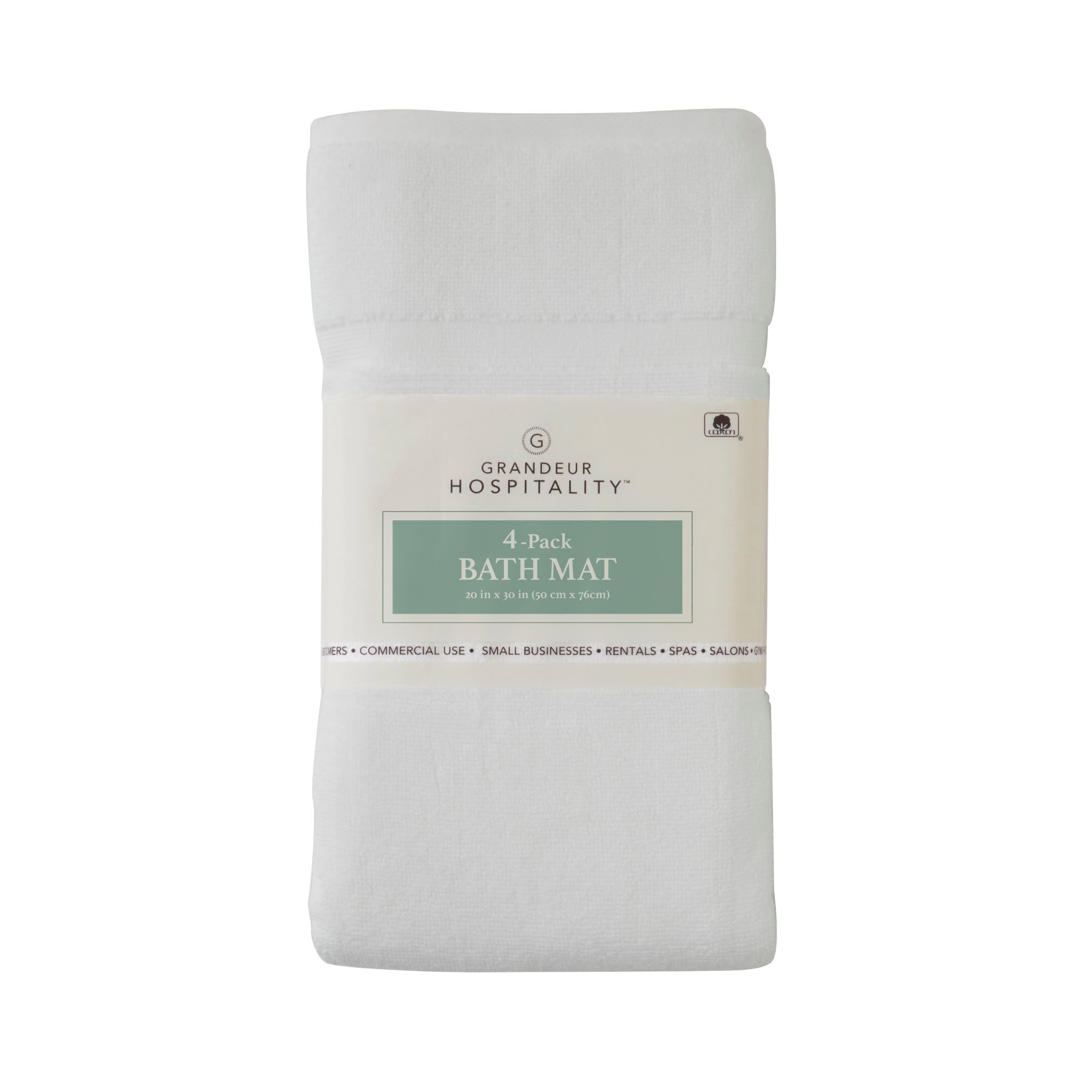 Grandeur Hospitality Bath Mat  4-pack