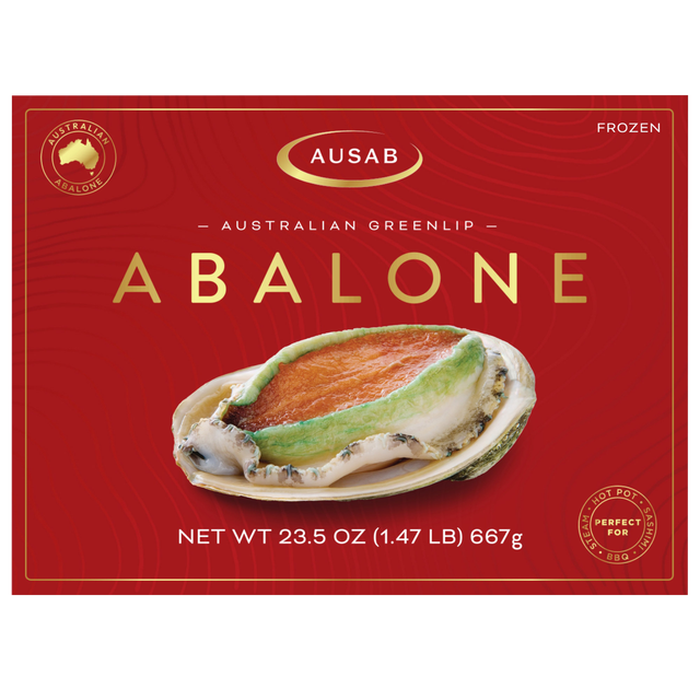 AUSAB FARMED ABALONE 9CT 9/1.47LBS T7H8