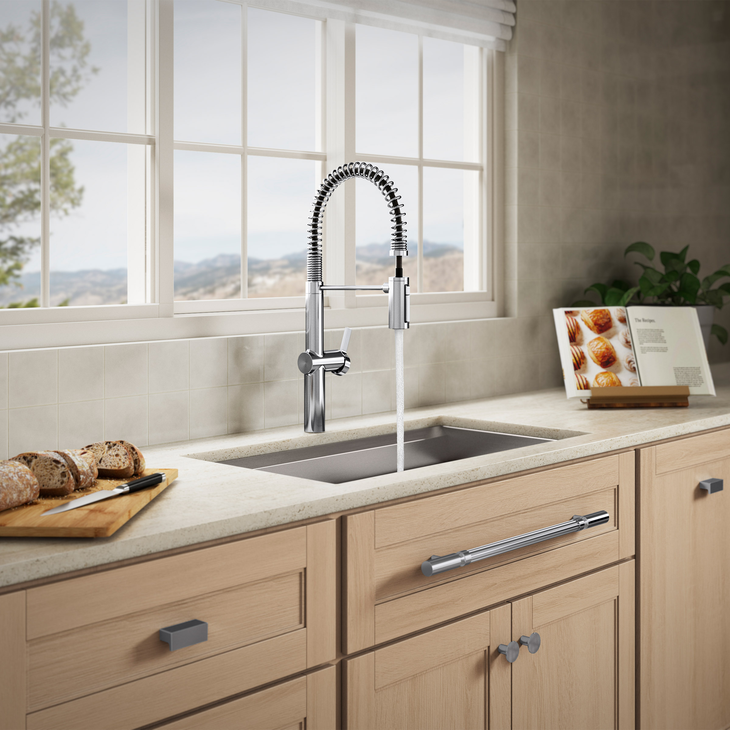 Kohler Haku Semi-Pro Pull-down Kitchen Faucet 