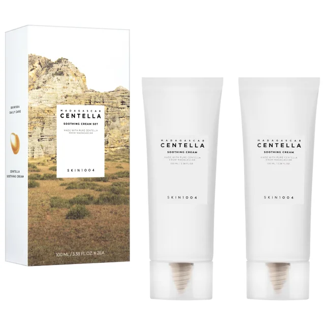 Skin1004 Madagascar Centella Soothing Facial Cream, 3.38 fl oz, 2-count