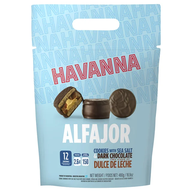 HAVANNA DARK CHOC SEA SALT MINI ALFAJORES 16.9 OZ