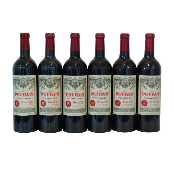 Chateau Petrus 2007-2012 6 Bottle Vertical Collectors Set Chateau Petrus 2007-2012 6 Bottle Vertical Collectors Set