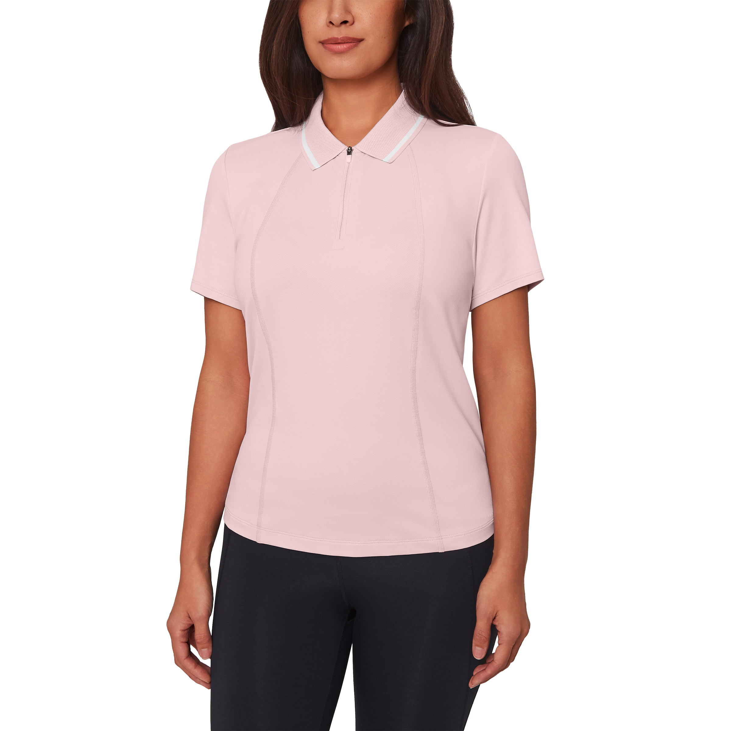 Mondetta Women’s Pique Mesh Short Sleeve Polo