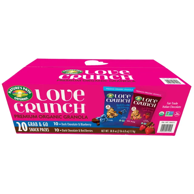 NATURE'S PATH ORG LOVE CRUNCH VTY PK CRUNCH 38.8 OUNCE BOX