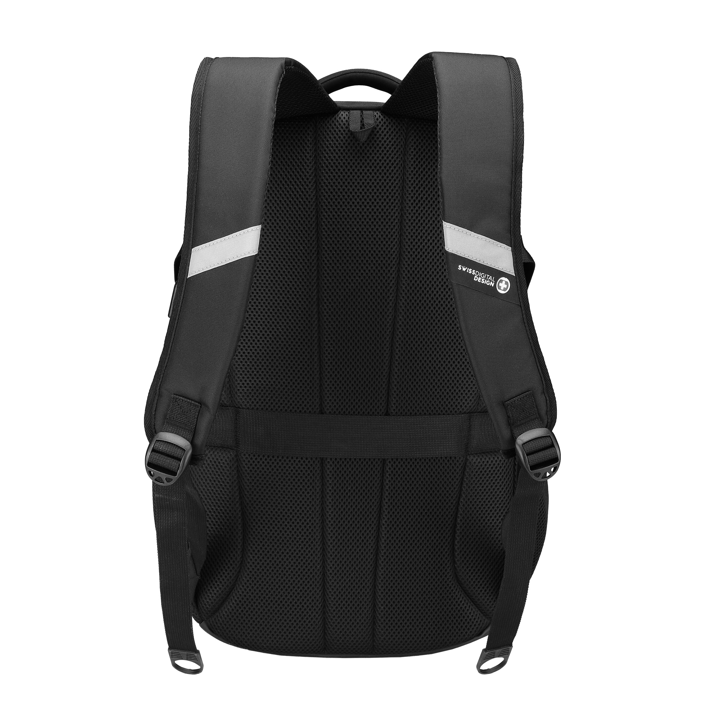 ＊新品タグ付＊SISANDI TRIANGLE midnight black 2 Swiss Digital Vector Black Backpack with SDD Finder | Costco