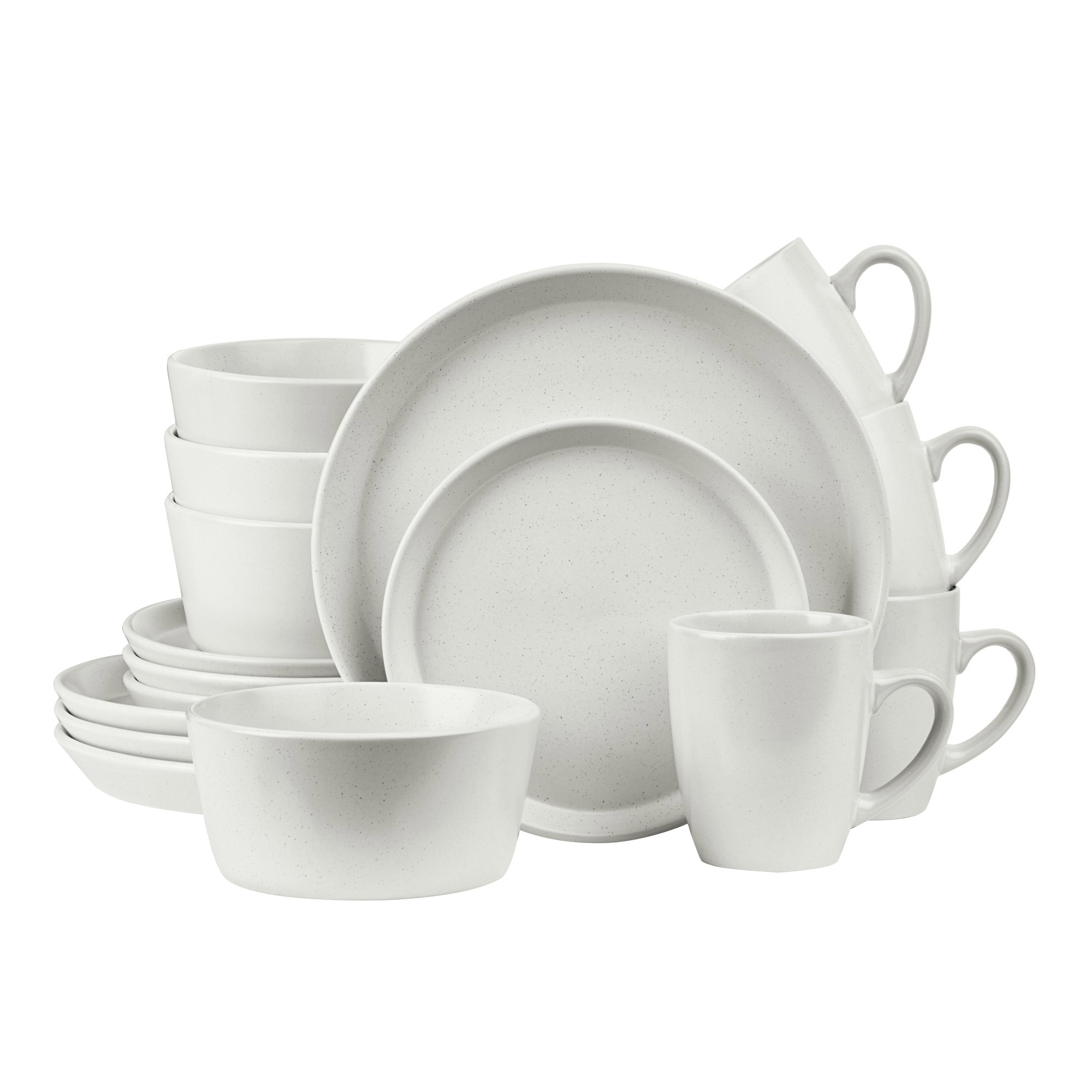 Stone Lain Albie Stoneware Dinnerware Set, 16-pieces