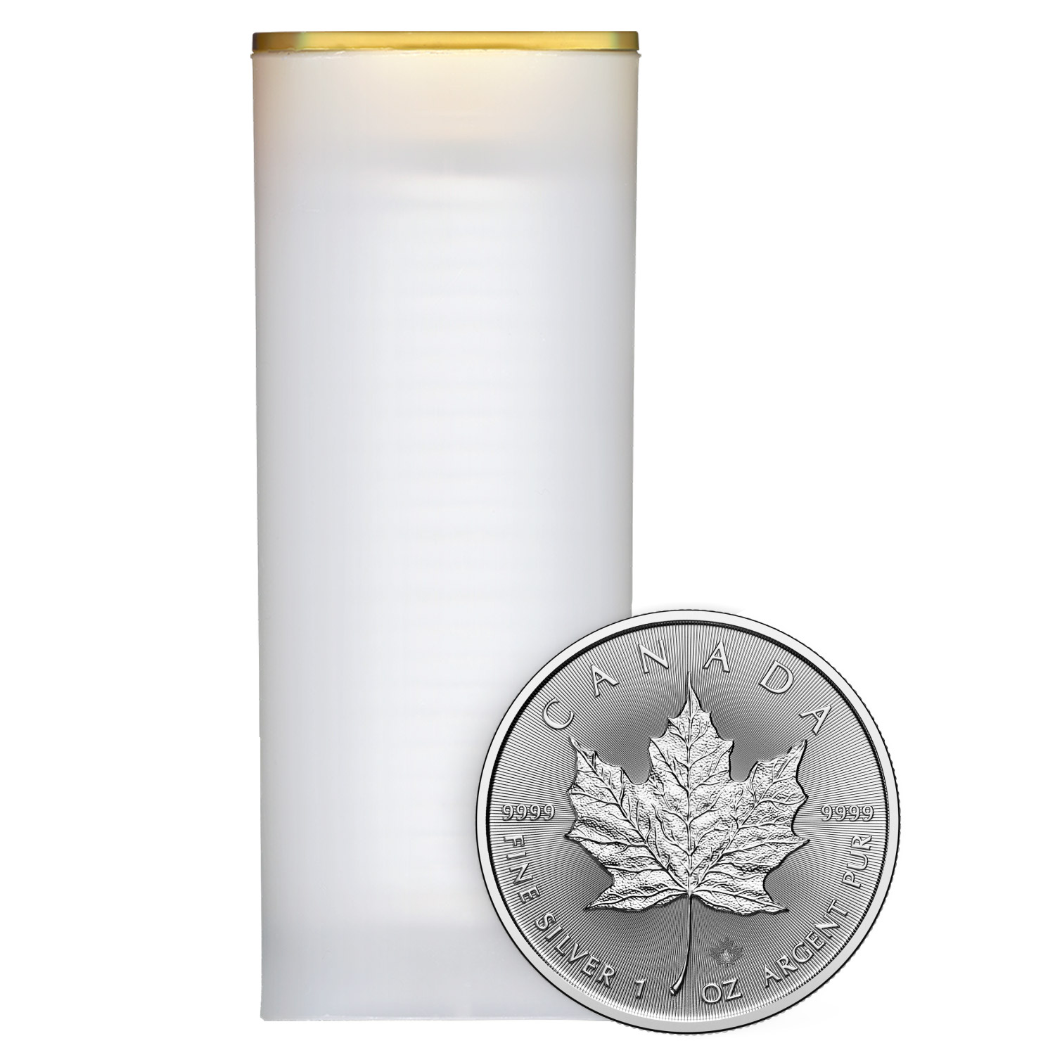 25 x 1 oz 2025 Canadian Maple Leaf Silver Coins