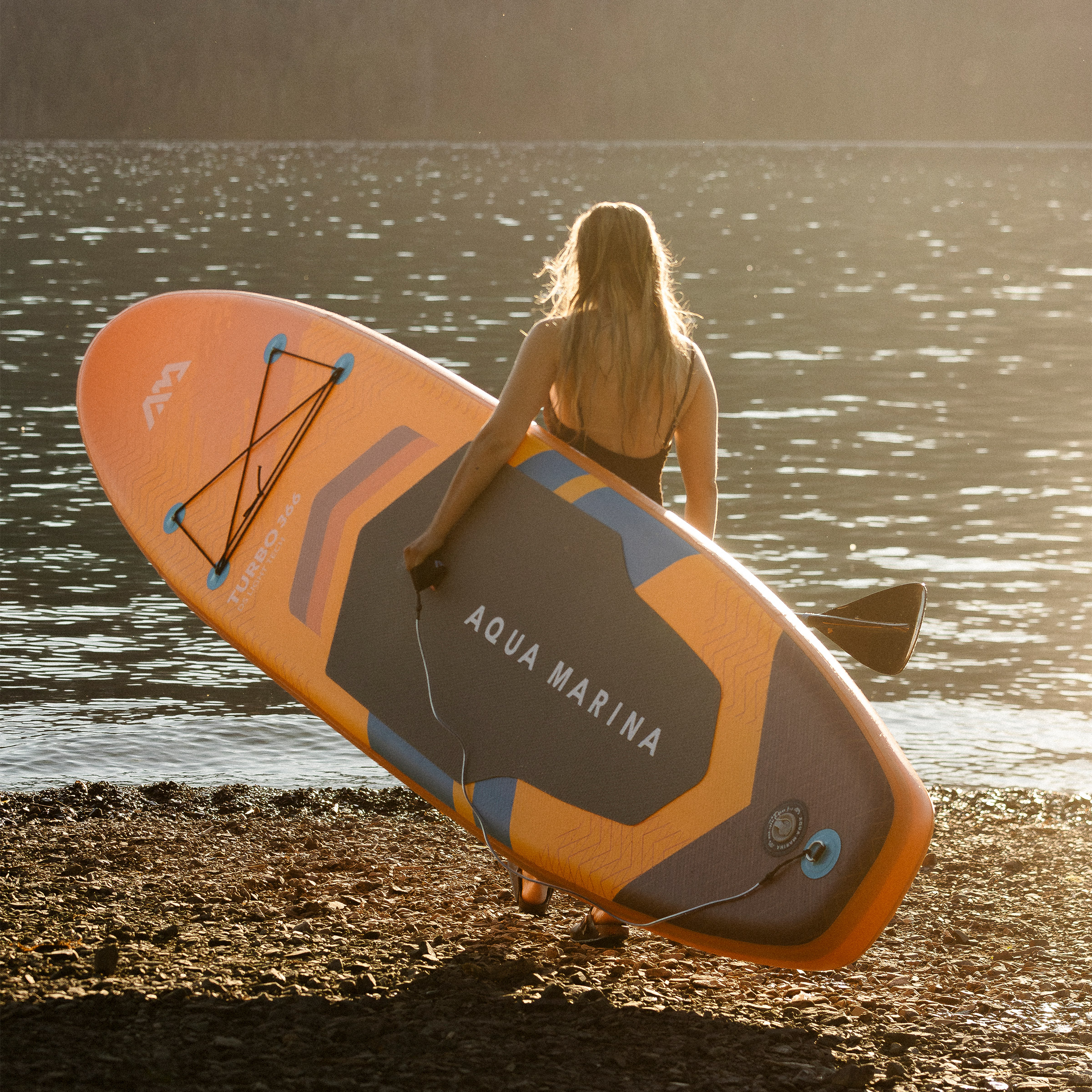 Aqua Marina AMgo 12” Electric Inflatable Paddle Board | Costco