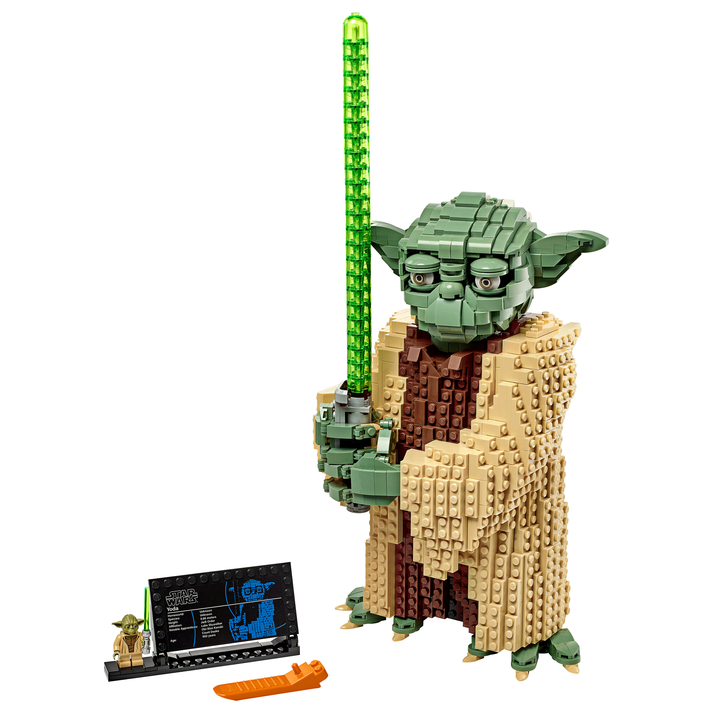 Wars Lego Baby Yoda Large Lego Yoda LEGO Star Wars: Baby Yoda