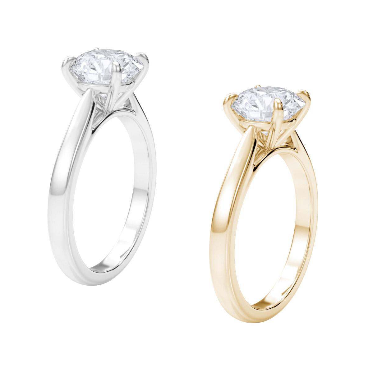 Round Brilliant Diamond Solitaire Ring (2.00 ct)