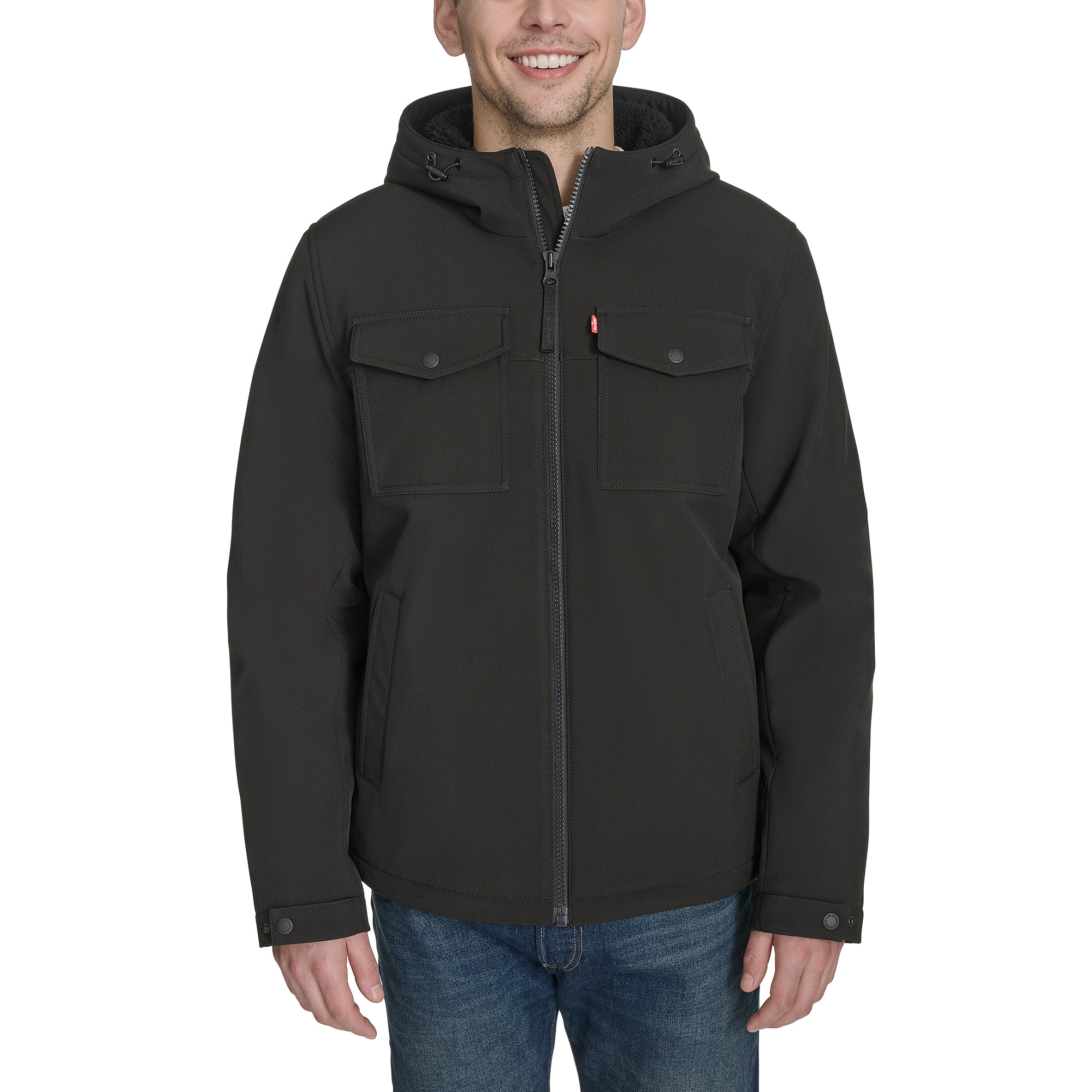 Levi's Men's Fleece Lined Softshell Jacket