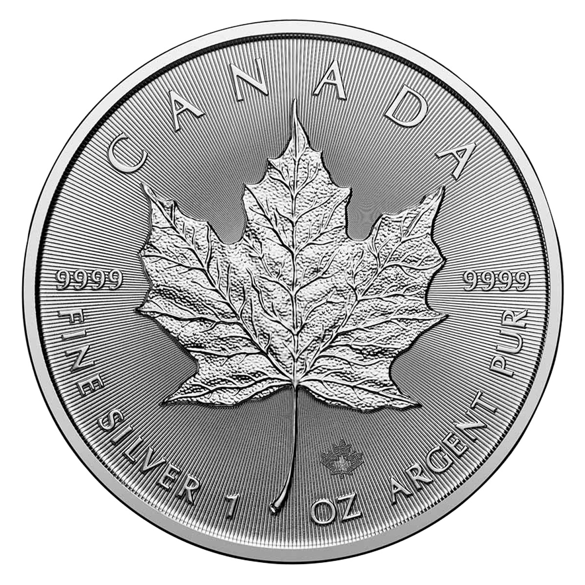 2026 1 oz Canadian Maple Leaf Silver Coin, 25-count