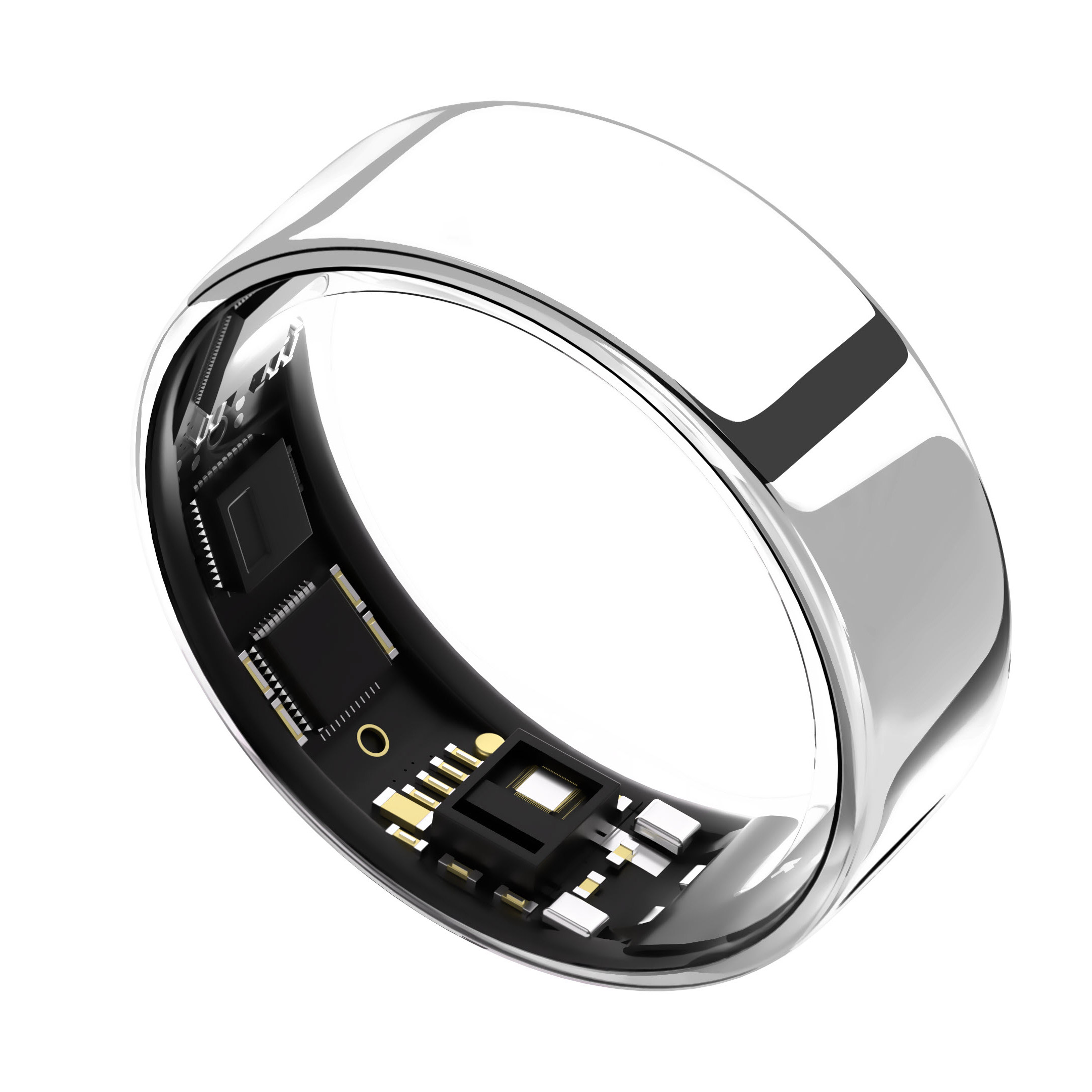 Ultrahuman Ring AIR Space Silver, Smart Ring + Charger Included