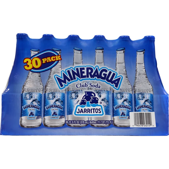 Mineragua Club Soda, 12.5 fl oz, 30-count