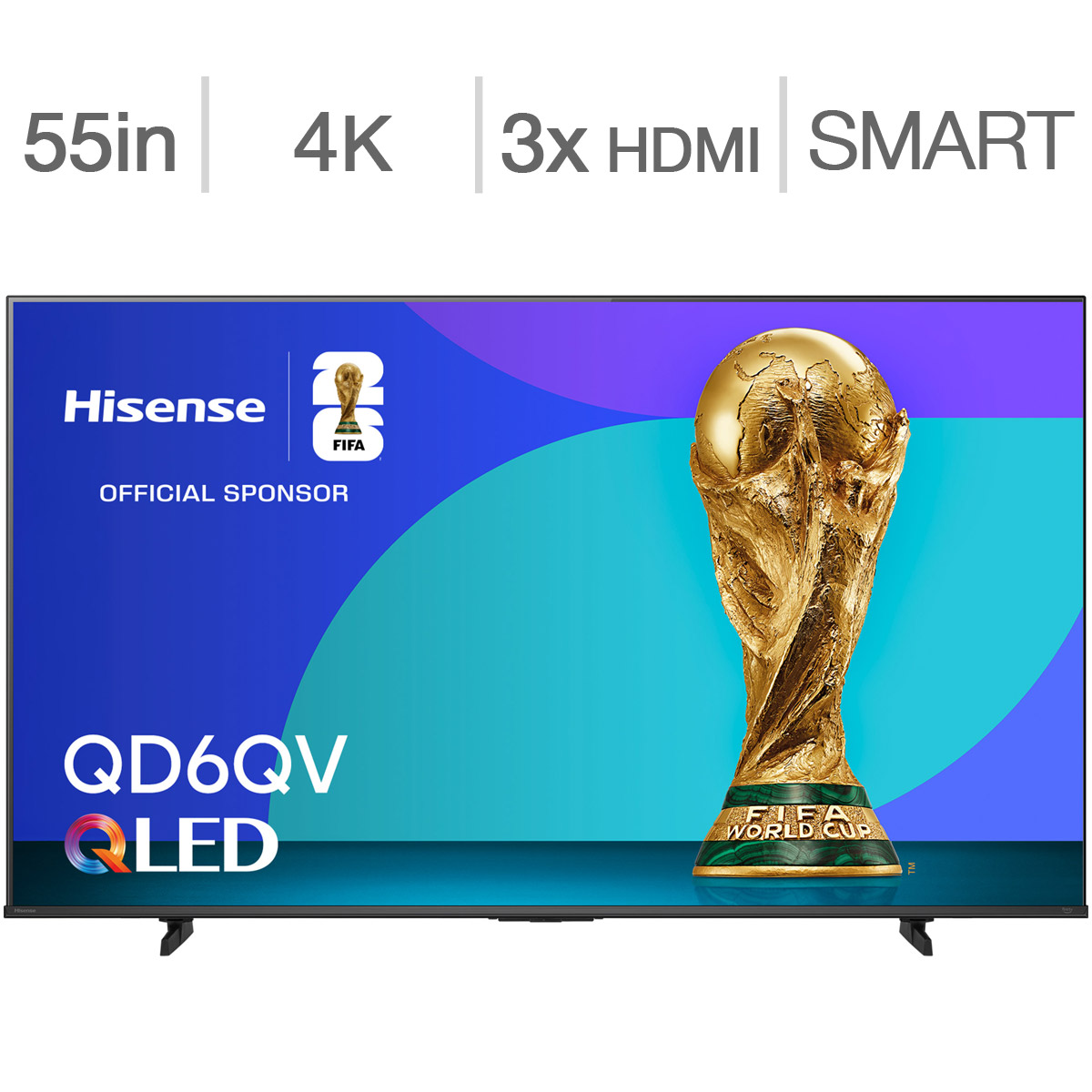 Hisense 55&#034; Class - QD6QV Series - 4K UHD QLED TV