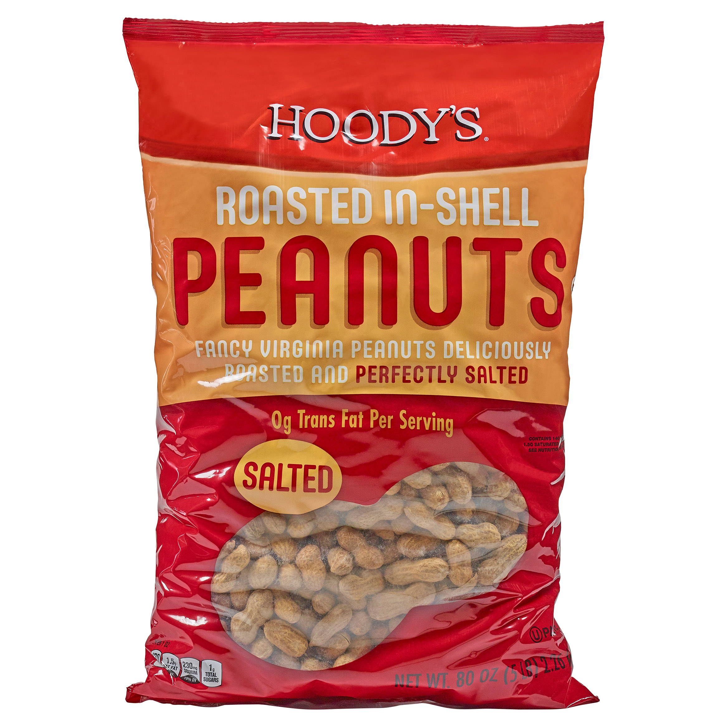 Hoody's Roasted In-Shell Peanuts  Salted  5 lbs