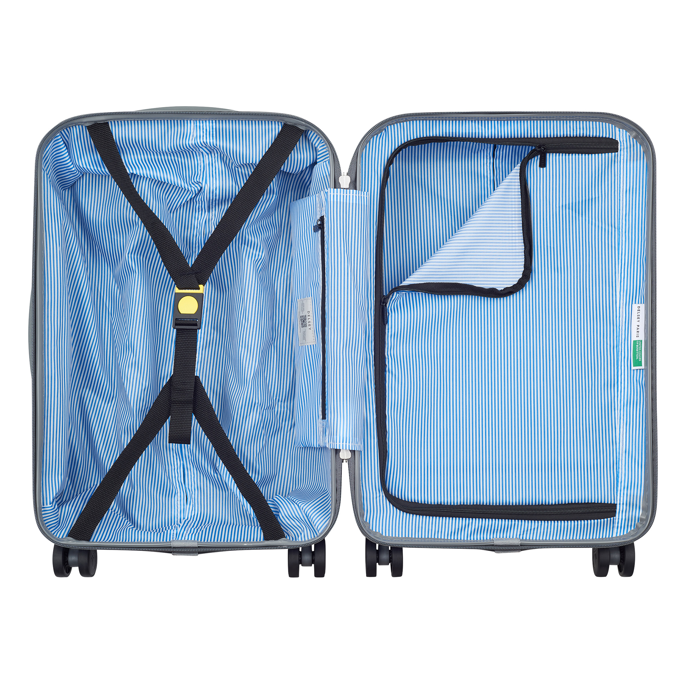 United Colors of Benetton x Delsey Paris 3-piece UCB Hardside