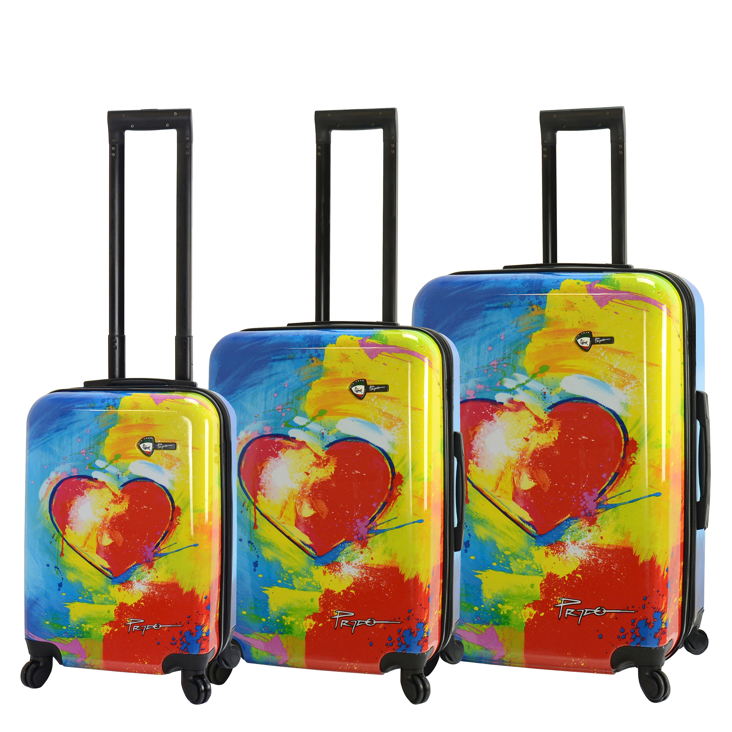 Mia Toro Prado 3-piece Luggage Set, Prado in Love | Costco