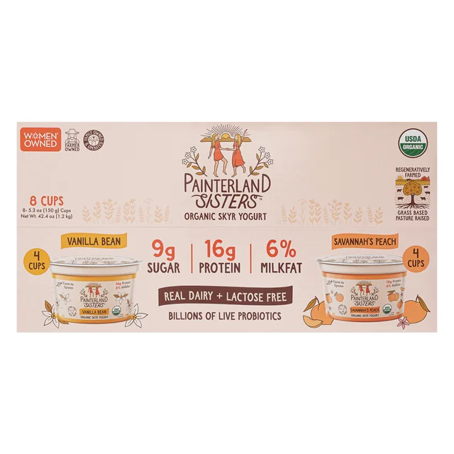 PAINTERLAND SISTERS ORGANIC SKYR VARIETY 8/5.3OZ