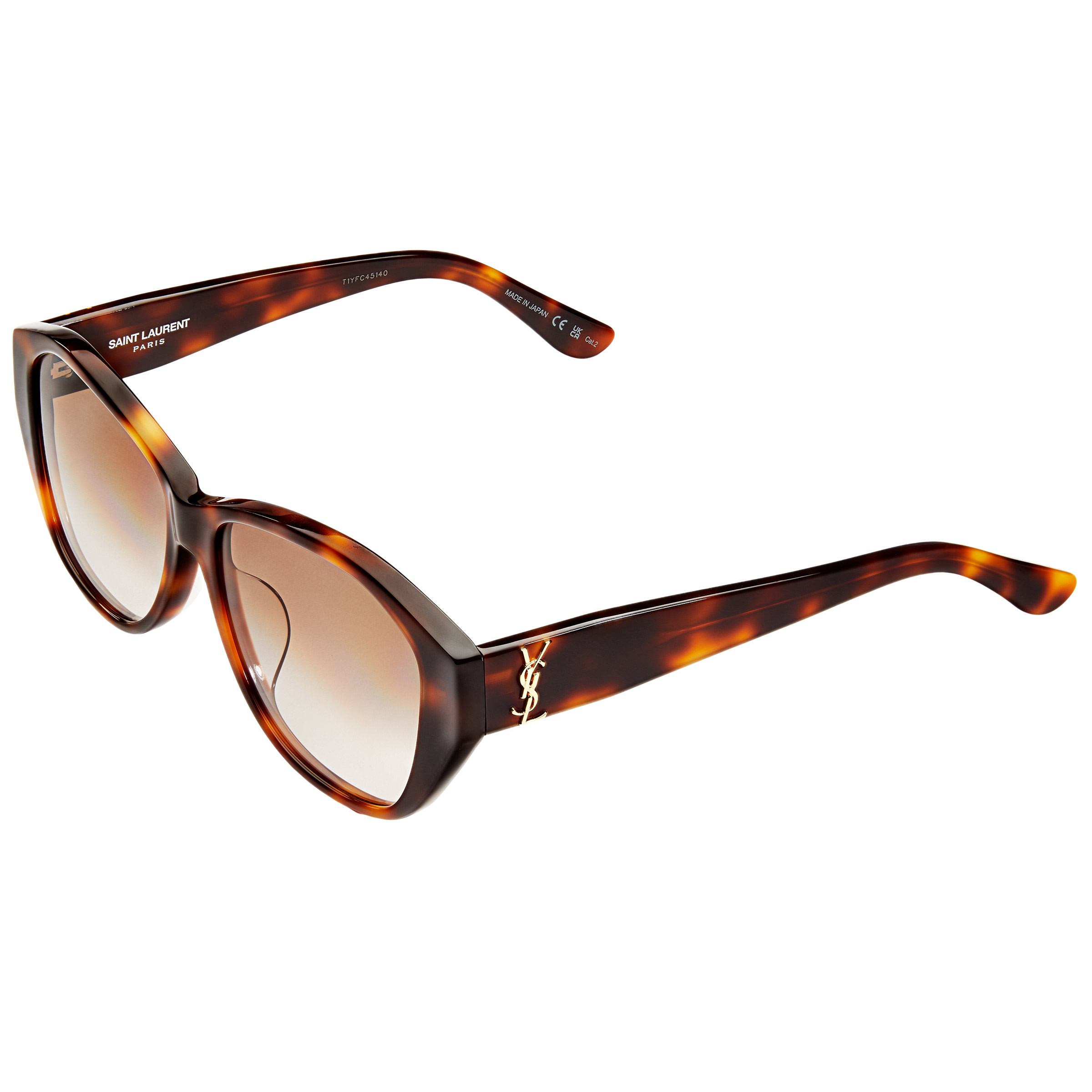 Saint Laurent SLM8FN Havana Brown Sunglasses | Costco