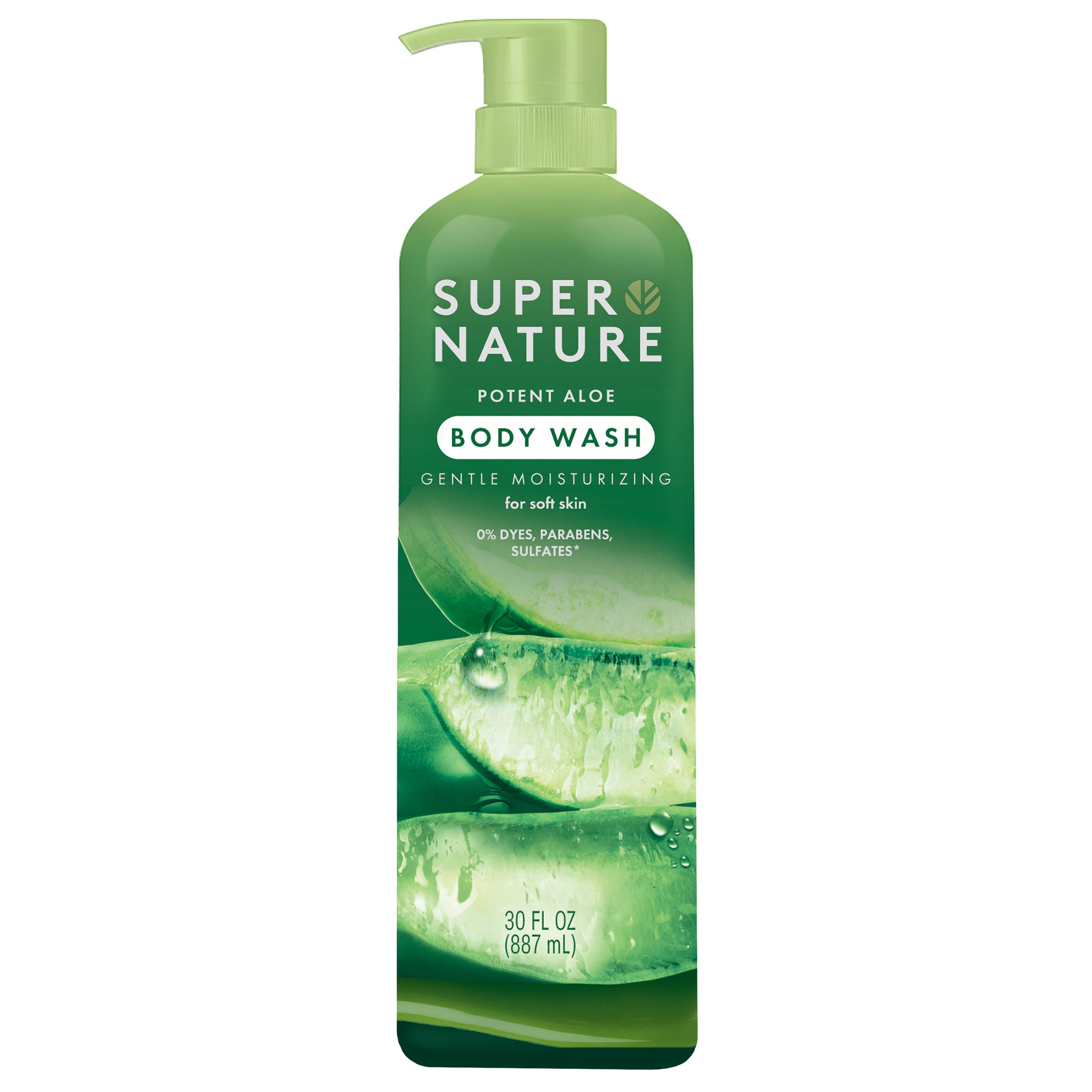 Super Nature Moisturizing Aloe Body Wash, 30 fl oz | Costco