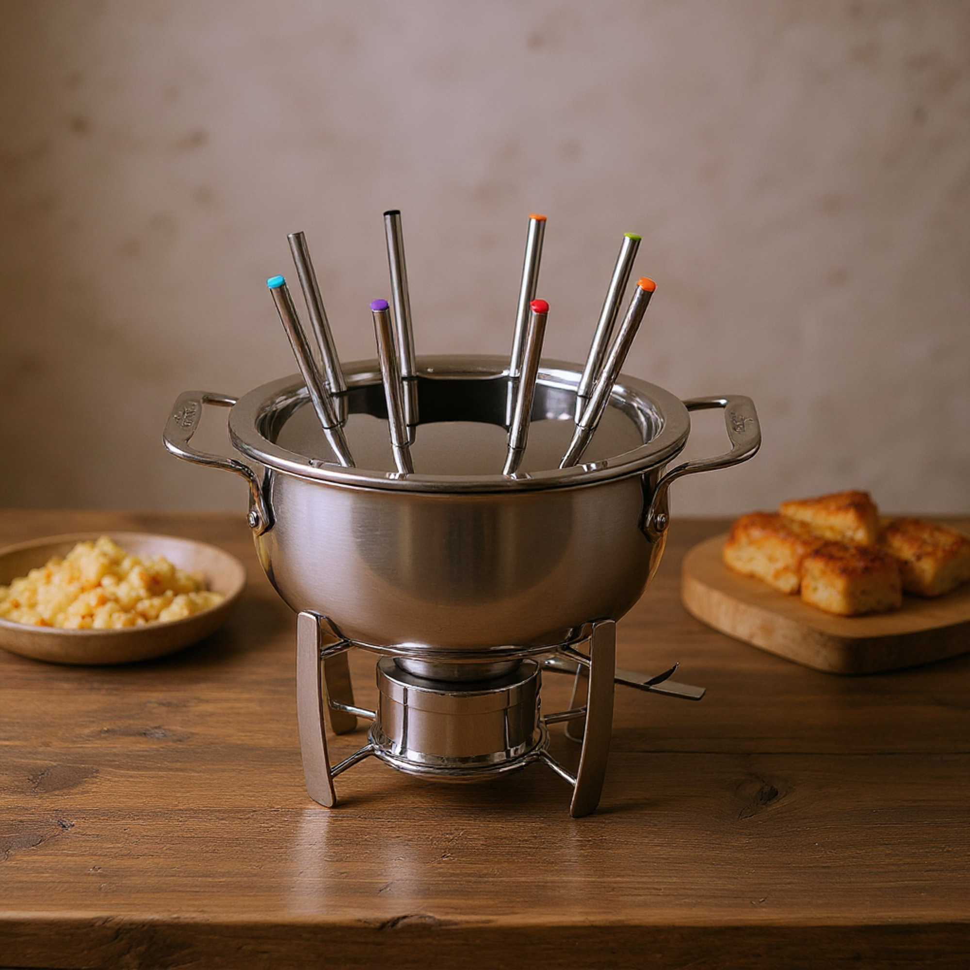 All-Clad 13-piece Stainless Steel Fondue Set