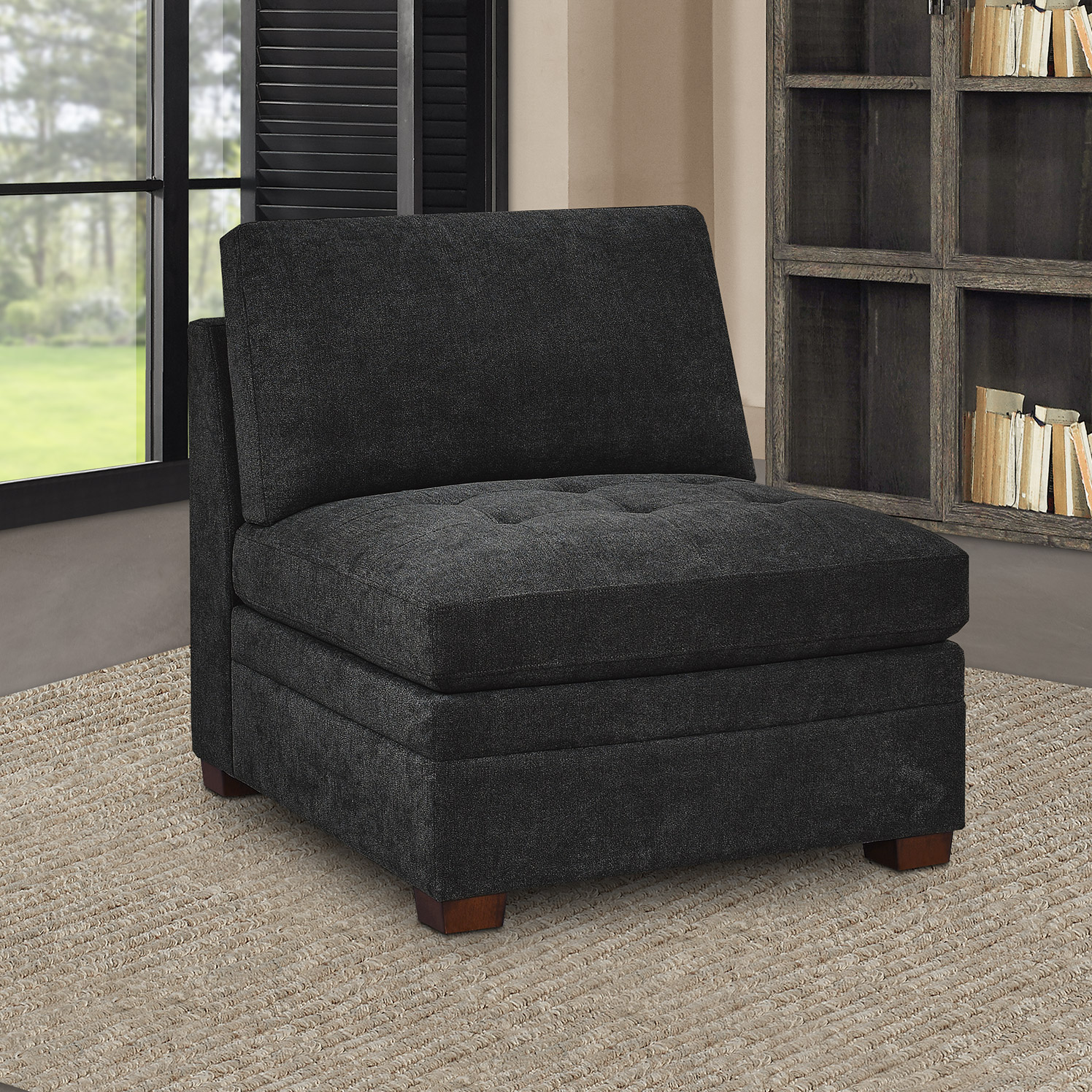Thomasville Tisdale Tufted Armless Chair